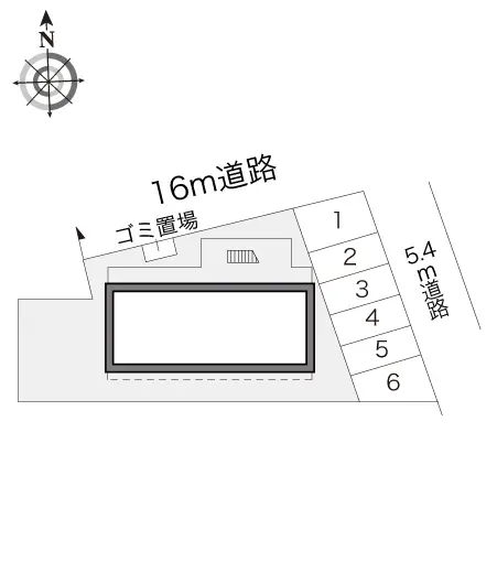 ★手数料０円★さいたま市見沼区堀崎町　月極駐車場（LP）